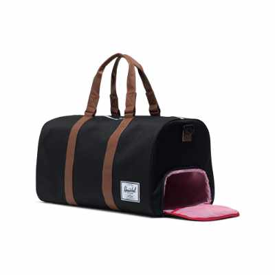 Duffel Bag BlackTan Synthetic Leather, Classic 42.5L - Image 2